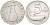 Италия 5 лир 1953 R, дельфин, плуг KM 92 алюминий 4551-113