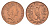 Остров Мэн 1 пенни 1985 PM, Елизавета II (1952-2022) KM 143 бронза UNC 4651-353