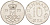 ДАНИЯ 10 ЭРЕ 1975 S; B, МАРГРЕТЕ II (1972-) KM 860.1 медно-никель 105-814