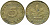 ФРГ 5 ПФЕННИГОВ 1970 F KM 107, J. 382 сталь плакированная латунью 112-146
