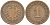 ГЕРМАНИЯ 1 ПФЕННИГ 1876 C, СТАРОГЕРБОВКА KM 1, J. 1, Weege 1 медь 206-1043