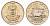 Тонга 10 сенити 1975 ФАО KM 45 медно-никель UNC 91-855