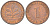ФРГ 1 ПФЕННИГ 1982 J KM 105, J. 380 сталь плакированная медью 4181-649