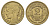 Франция 2 франка 1933 KM 886, Le Franc 219.3 алюминиевая бронза 3856-412