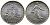 Франция 1 франк 1918 сеятель KM 844.1, Le Franc 217.24 серебро UNC 259-723