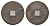 Китай копия игровой жетон в 1 кэш медь 4657-1034