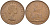 Великобритания 1 пенни 1966 Елизавета II (1952-2022) KM 897, Spink 4157 бронза 4574-313