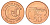 Исландия 50 эйре 1986 год-тип KM 26a сталь плакированная бронзой UNC 4668-931