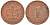 ФРГ 1 пфенниг 1988 D KM 105, J.380 сталь плакированная медью 4174-449
