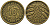 Германия 10 рентенпфеннигов 1923 D KM 33, J. 309 алюминиевая бронза 3336-211