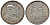 Швеция 2 кроны 1907 Оскар II (1872-1907) король Швеции, золотая свадьба KM 776 серебро 4117-716