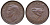 Великобритания 1 фартинг 1942 Георг VI (1936-1952) KM 843, Spink 4116 бронза 4609-1053