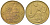 Чехословакия 1 крона 1992 KM 151 алюминиевая бронза 190-755