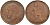 Великобритания 1 пенни 1920 Георг V (1910-1936) KM 810, Spink 4051 бронза 4593-213