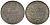 Бремен 36 гротенов 1845 15L. 14G. патина КМ 233, Jaeger 21, AKS 1, Kahnt 160 серебро 00-822-49