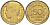 ФРАНЦИЯ 50 САНТИМОВ 1932 ТИП MORLON, OPEN 9, С ЯГОДОЙ KM 894.1, LE FRANC 192.7 алюминиевая бронза 44-722
