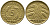 ГЕРМАНИЯ 5 РЕЙХСПФЕННИГОВ 1925 D, KM 39, J. 316 алюминиевая бронза 96-624