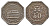 Хамм 50 пфеннигов 1919 солнечные лучи касаются здания мэрии Funck 191.14, Men05 10723.20, Men18 13447.20 железо 1528-133