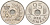 Дания 25 эре 1970 C,S, Фредерик IX (1947-1972) KM 855.1 медно-никель    4143-326