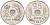 ДАНИЯ 25 ЭРЕ 1972 S; S, ФРЕДЕРИК IX (1947-1972) KM 855.2 медно-никель 3996-933