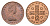 Остров Мэн 1 пенни 1971 KM 20 бронза UNC 4649-1048