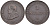 ВАТИКАН 1 СОЛЬДО = 5 ЧЕНТЕЗИМО 1866 R, ГОД XXI, ПАПА ПИЙ IX (1846-1878), МАЛАЯ ГОЛОВА KM 1372.1 (С182) медь 1521-1011
