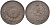 Иран 50 динаров ND Nasir al-din Shah (1848-1896) KM 883 медь 4591-513