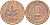 ФРГ 2 ПФЕННИГА 1992 J KM 106a, J.381a сталь плакированная сталь плакированная медьюю 4532-568