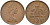 Великобритания 2 пенса 1976 Елизавета II (1952-2022) KM 916, Spink 4235 (C1) бронза 4587-912