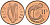 Ирландия 1 пенни 1985 птичка KM 20 бронза UNC 92-154