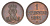 Ганновер 1 пфенниг 1851 B, Эрнст Август I (1837-1851) KM 201.1, AKS 129, J. 74 медь    4658-1055