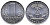 ГДР 1 ПФЕННИГ 1968 А KM 8.1 алюминий UNC 4379-316