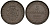 Саксония 5 пфеннигов 1869 В, Йоханн (1854-1873) KM 1219 медь 413-6043