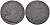 Англия 1/2 пенни 1694 Вильгельм III и Мария II (1689-1694) KM 475.3, Spink 3452 медь 4590-631