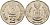Индия 2 рупии 2000 50 лет Верховному Суду Индии KM 291 медно-никель UNC 94-1015