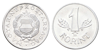 Венгрия 1 форинт 1983 KM 575 алюминий UNC 4707-132