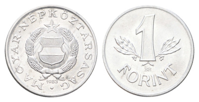 Венгрия 1 форинт 1983 KM 575 алюминий UNC 4707-132