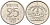 Швеция 25 эре 1957 TS, Густав VI Адольф (1950-1973) KM 824 серебро 4147-1058