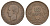 Греция 10 лепт 1869 B, Георг I (1863-1913) KM 43 медь 4653-726