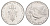 Ватикан 100 лир 1976 MCMLXXVI, Павел VI KM 122 нержавеющая сталь UNC 4648-153