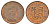 Джерси 2 пенса 1981 герб, Елизавета II (1952-2022) KM 47 бронза 4656-1124