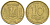 Украина 10 копеек 1992 KM 1.1a латунь 4124-621