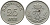 Дания 25 эре 1949 N; S, Фредерик IX (1947-1972) KM 842.1 медно-никель 4391-1235