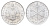 Ватикан 1 лира 1967 MCMLXVII, год-тип KM 92 алюминий UNC 4701-463