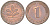 ФРГ 1 ПФЕННИГ 1978 J KM 105, J. 380 сталь плакированная медью 4181-631