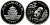 Китай 5 юаней 1997 панда KM 1005 серебро PROOFLIKE 1087-1-32