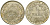 Германия 1/2 марки 1915 D J. 16, KM 17 серебро UNC 65-242
