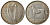 Ирландия 1/2 кроны 1933 лошадь KM 8 серебро 00-804-38