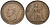 Великобритания 1 пенни 1945 Георг VI (1936-1952) KM 845, Spink 4114 бронза 4574-134
