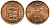Гернси 2 пенса 1979 Елизавета II (1952-), мельница KM 28 бронза UNC M56-02